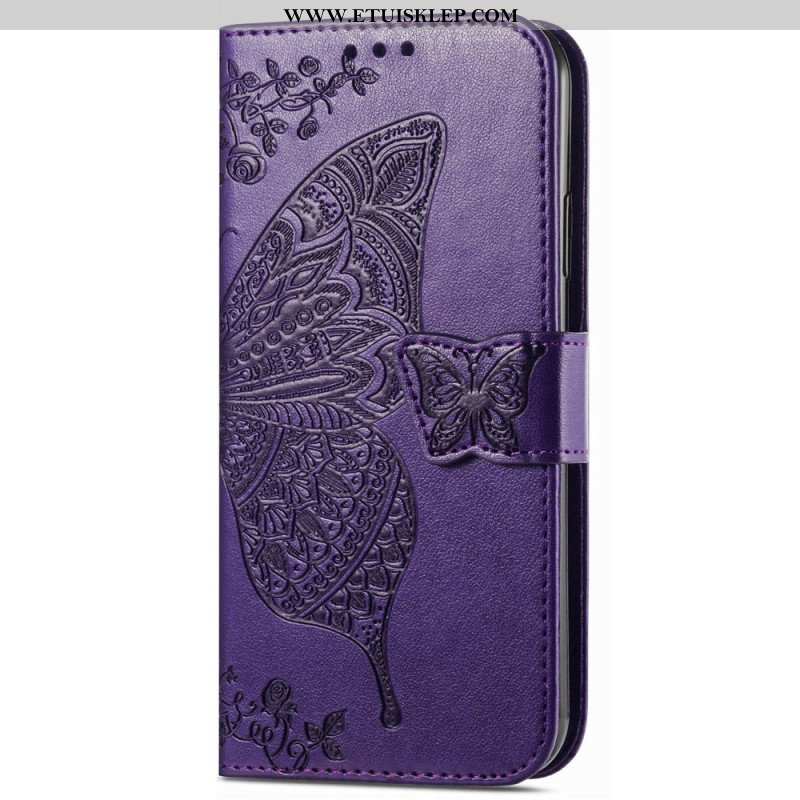 Etui Folio do Xiaomi 13 Barokowy Motyl